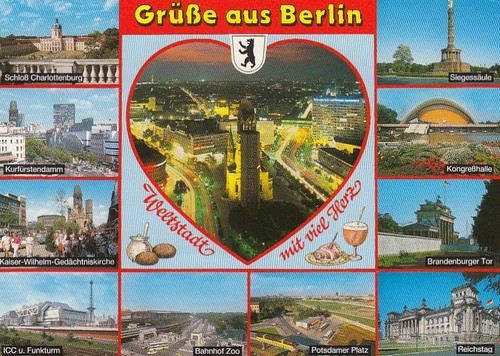 Berlin mehrbildkarte gl1992 - berlin,,