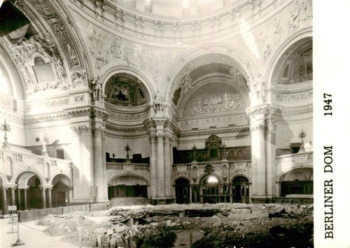Berlin city berliner dom 1947 - berlin,