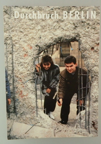 Foto postkarte berliner - berliner, mauer