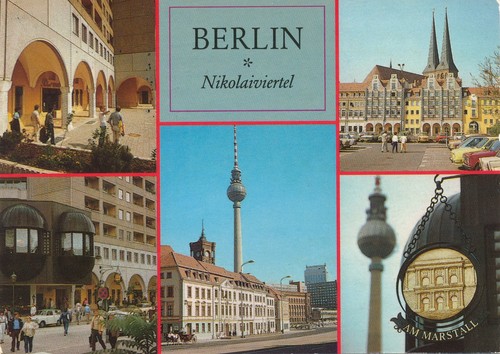 Berlin nikolaiviertel - ak,