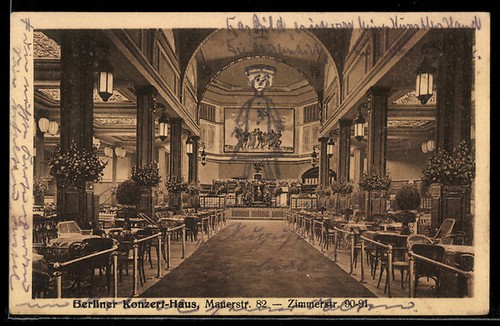 Berlin konzert haus - ak, berlin,