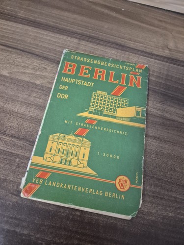 Ddr straßenkarte berlin - ddr,
