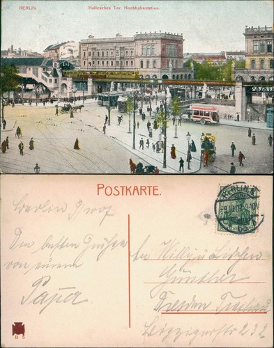 Ansichtskarte kreuzberg berlin - ansichtskarte, kreuzberg-berlin