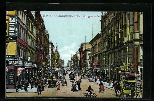 Berlin friedrichstrasse - ak,