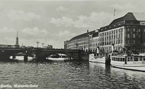 Berlin waisenbrücke 1952 - ak,