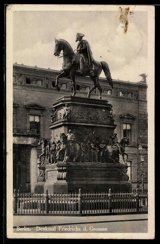 Berlin ansichtskarte denkmal - ansichtskarte,,