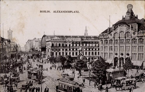 Berlin mitte verkehr - ak,