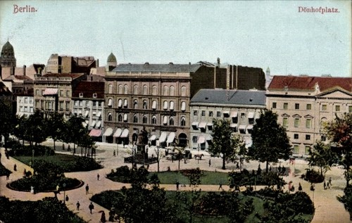 Berlin parkanlage auf dem - ak,