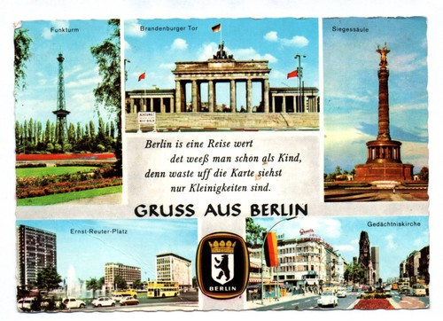 Gruss aus berlin funkturm - ak,