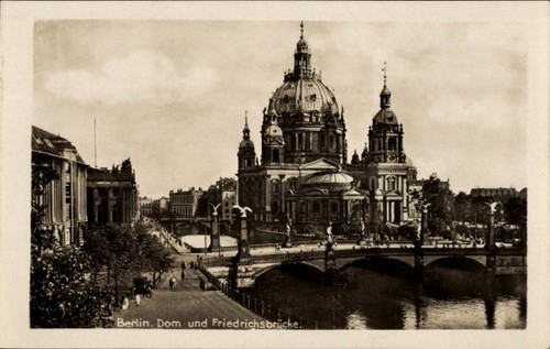 Berlin mitte dom und - ak,