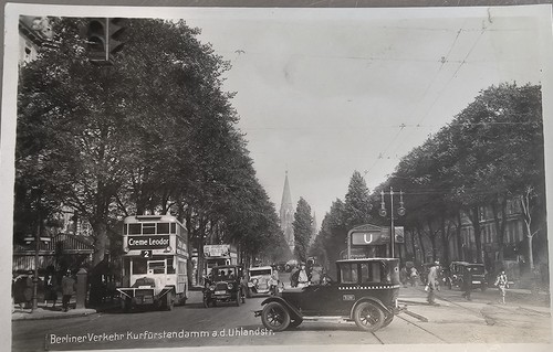 Antike berlin rppc postkarte - rppc,