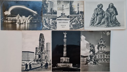 West berlin postkarten lot - x,