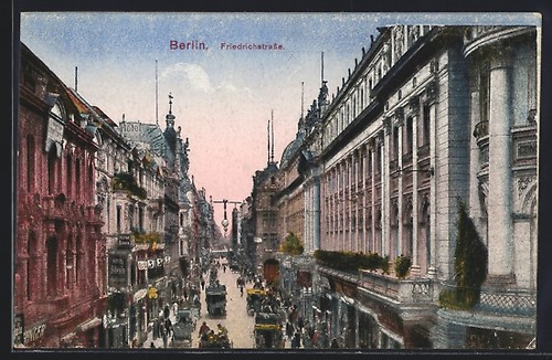 Ansichtskarte berlin blick in - blick,
