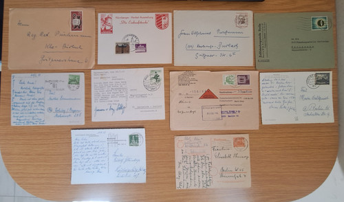 Briefe postkarten - briefe,