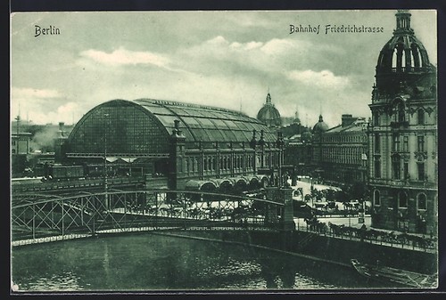 Ansichtskarte berlin bahnhof - ansichtskarte,