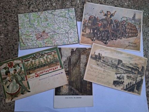 Konvolut antike postkarten - konvolut,