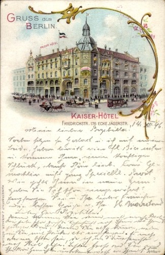 Litho berlin kaiser hotel - litho, kaiser-hotel
