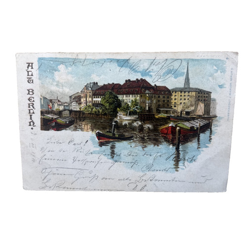 Postkarte alt berlin - postkarte,