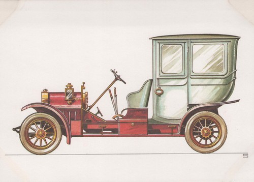 Postkarte nag ac1 - ac1, stadtcoupé