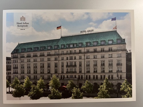 Postkarte hotel adlon berlin - postkarte,