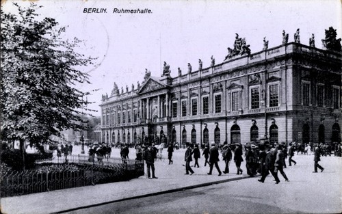 Berlin mitte ruhmeshalle - ak, mitte,