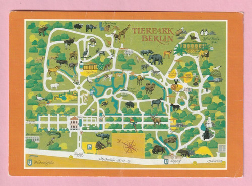 Postkarte map landkarte - postkarte,