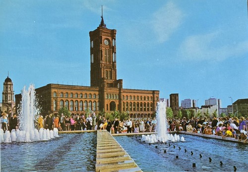 Berlin ost ddr - ak, rathaus