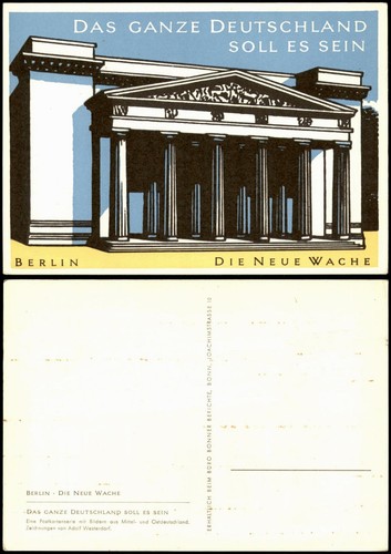 Ansichtskarte berlin die neue - berlin,