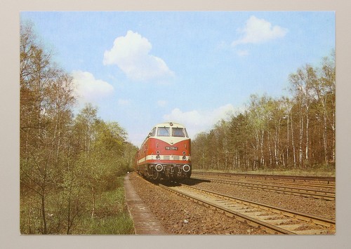 Postkarte diesellok 118 - postkarte,