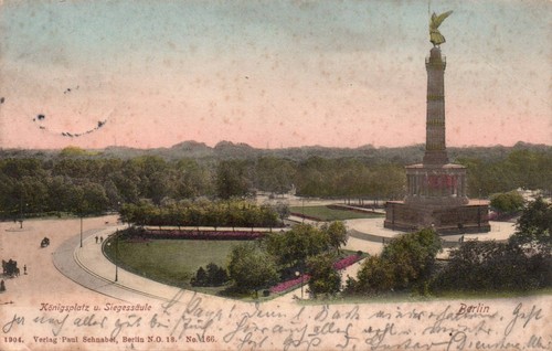 Berlin königsplatz u - ak,