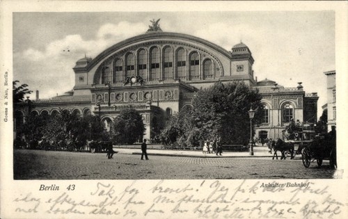 Berlin kreuzberg anhalter - ak,