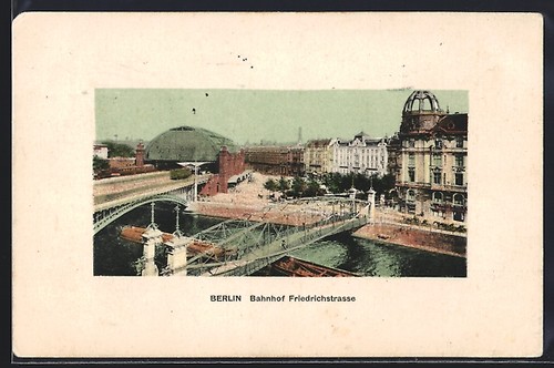 Ansichtskarte berlin bahnhof - ansichtskarte,