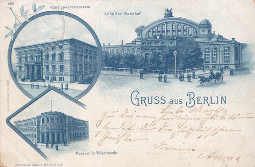 Berlin anhalter bahnhof - ak,