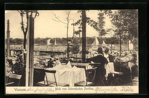 Ansichtskarte berlin wannsee - ansichtskarte, berlin-wannsee