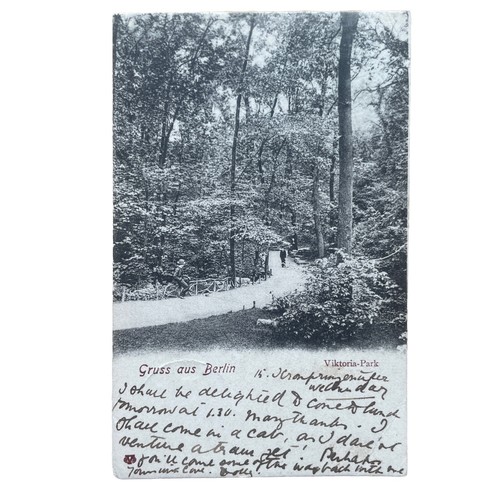 Postkarte berlin gelaufen - postkarte,