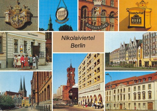 Berlin nikolaiviertel - ak,