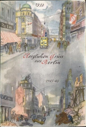 Berlin city grusskarte 1933 - ,