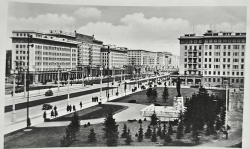 Berlin ost stalinallee 1958 - ak,
